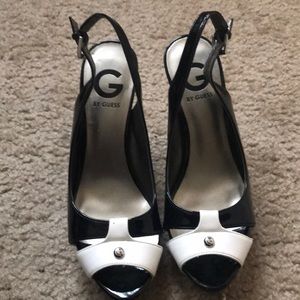 Blk&White Guess Heels